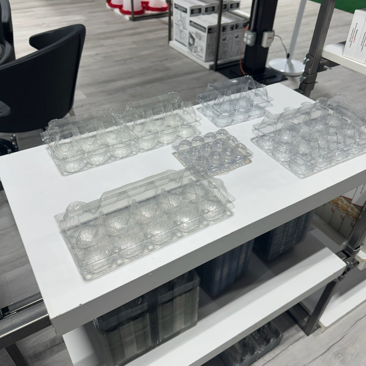 12-Egg Carton (Quail) - Clear Plastic