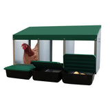 EggHouse Galvanized Nesting Box (Up to 30 Birds)