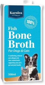 Fish Bone Broth for Dogs & Cats (16.9 fl oz / 500 ml)