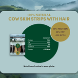 Beef Skin Strips with Hair - Dog Treats (4 lb 6 oz)