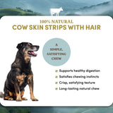 Beef Skin Strips with Hair - Dog Treats (4 lb 6 oz)