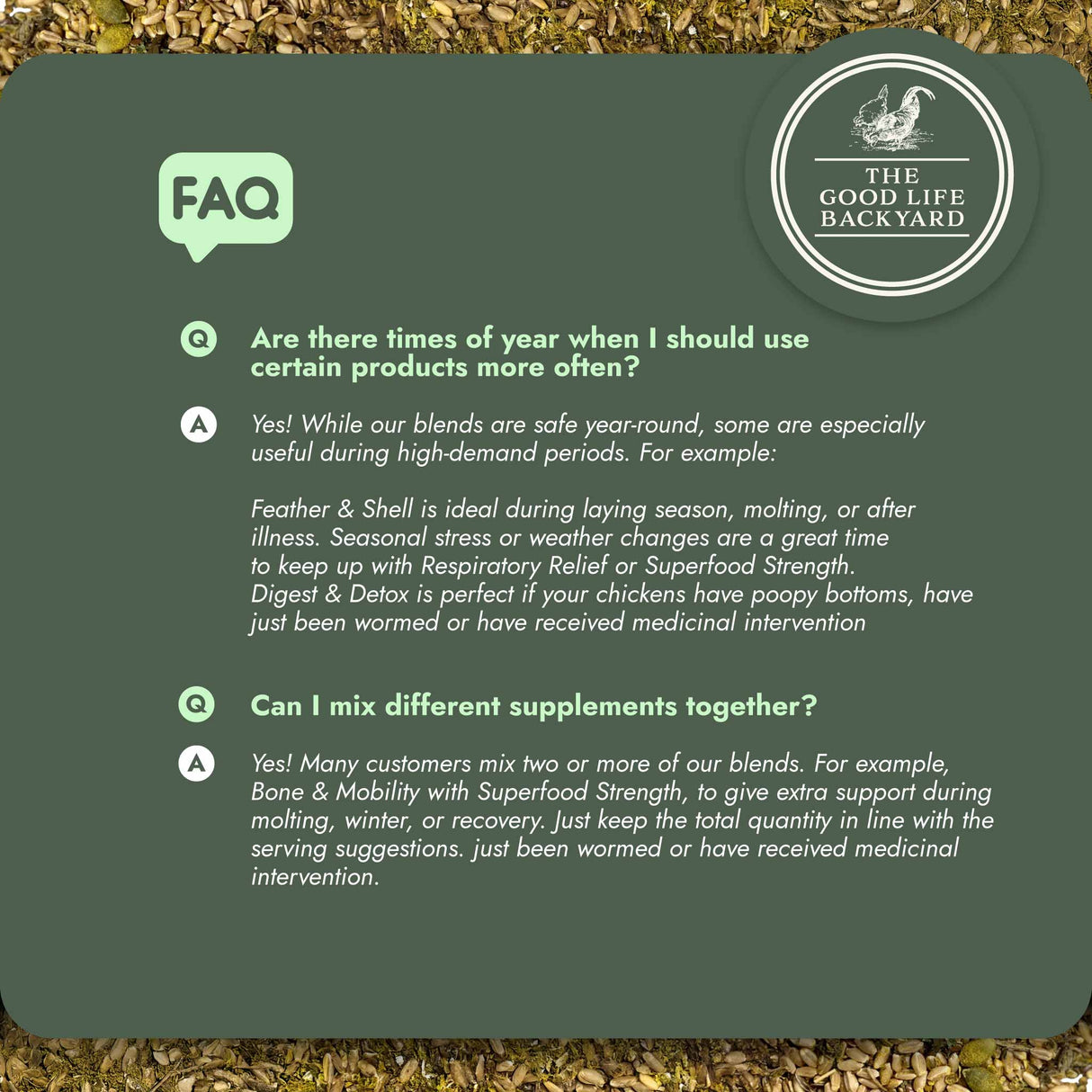 Feather and Shell - Calci-Protein Blend (Chicken Feed Additive)
